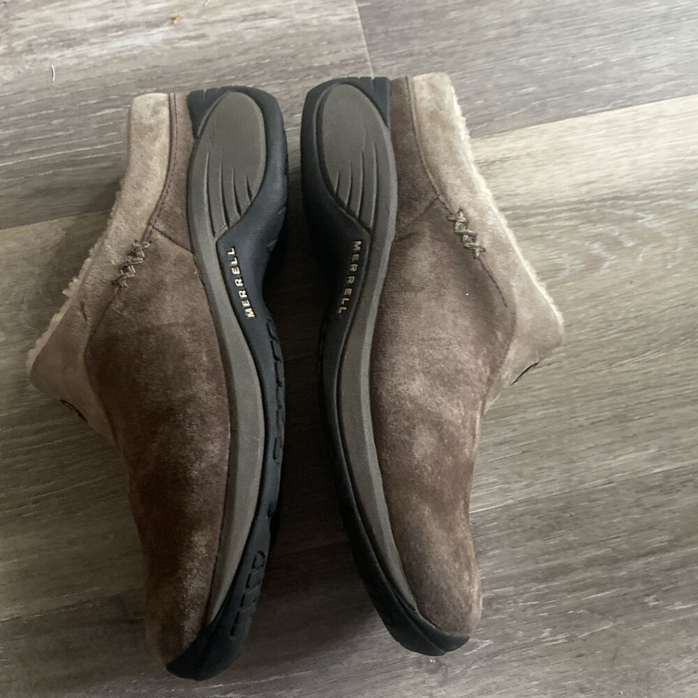 Merrell Bella Women’s Faux Fur Select Grip Form2 Brown Suede Cozy & Warm Size 6 - Picture 7 of 10